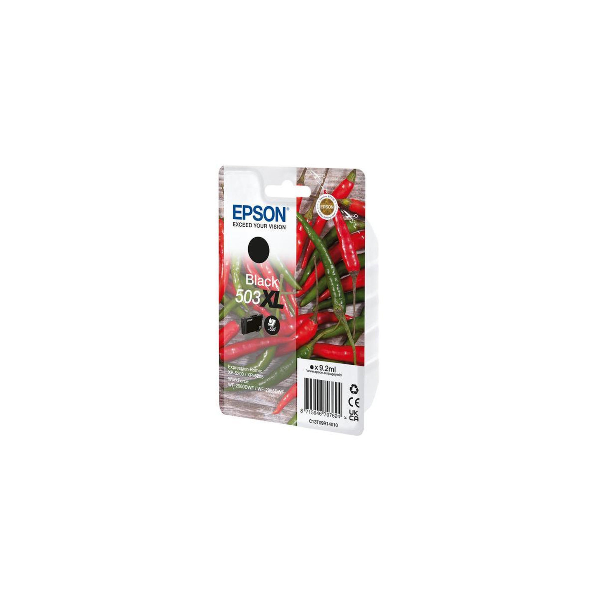 Voir la diapositive 3 : Epson Epson Ink 503XL Black Schwarz (C13T09R14010)