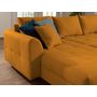 Voir la diapositive 5 : LISA DESIGN Rune - canapé panoramique - avec pouf d'appoint - 7 places - style scandinave - droit