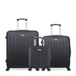 AMERICAN TRAVEL AMERICAN TRAVEL - LOT DE 3 - Valises grand format, weekend et cabine XXS BROOKLYN. Coloris disponibles : Gris, Bleu