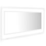 Voir la diapositive 2 : VIDAXL Miroir a LED de salle de bain Blanc 100x8,5x37 cm Acrylique