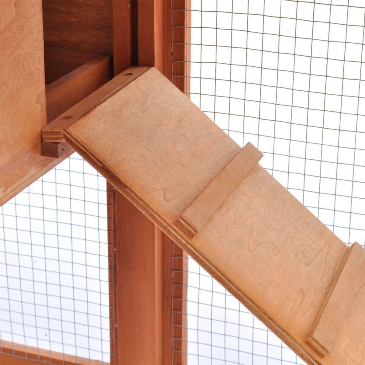 VIDAXL Clapier large d'exterieur pour petits animaux de compagnie Bois