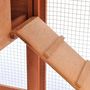 Voir la diapositive 5 : VIDAXL Clapier large d'exterieur pour petits animaux de compagnie Bois