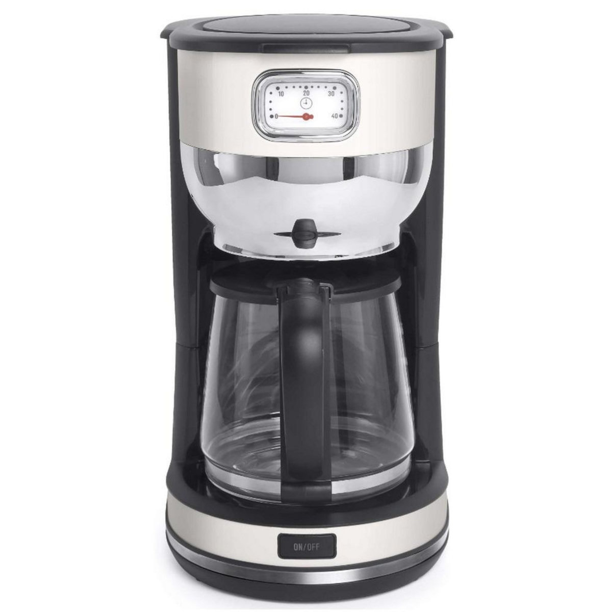 Muse Cafetière filtre 10 tasses 1000w blanc - MS-220SC