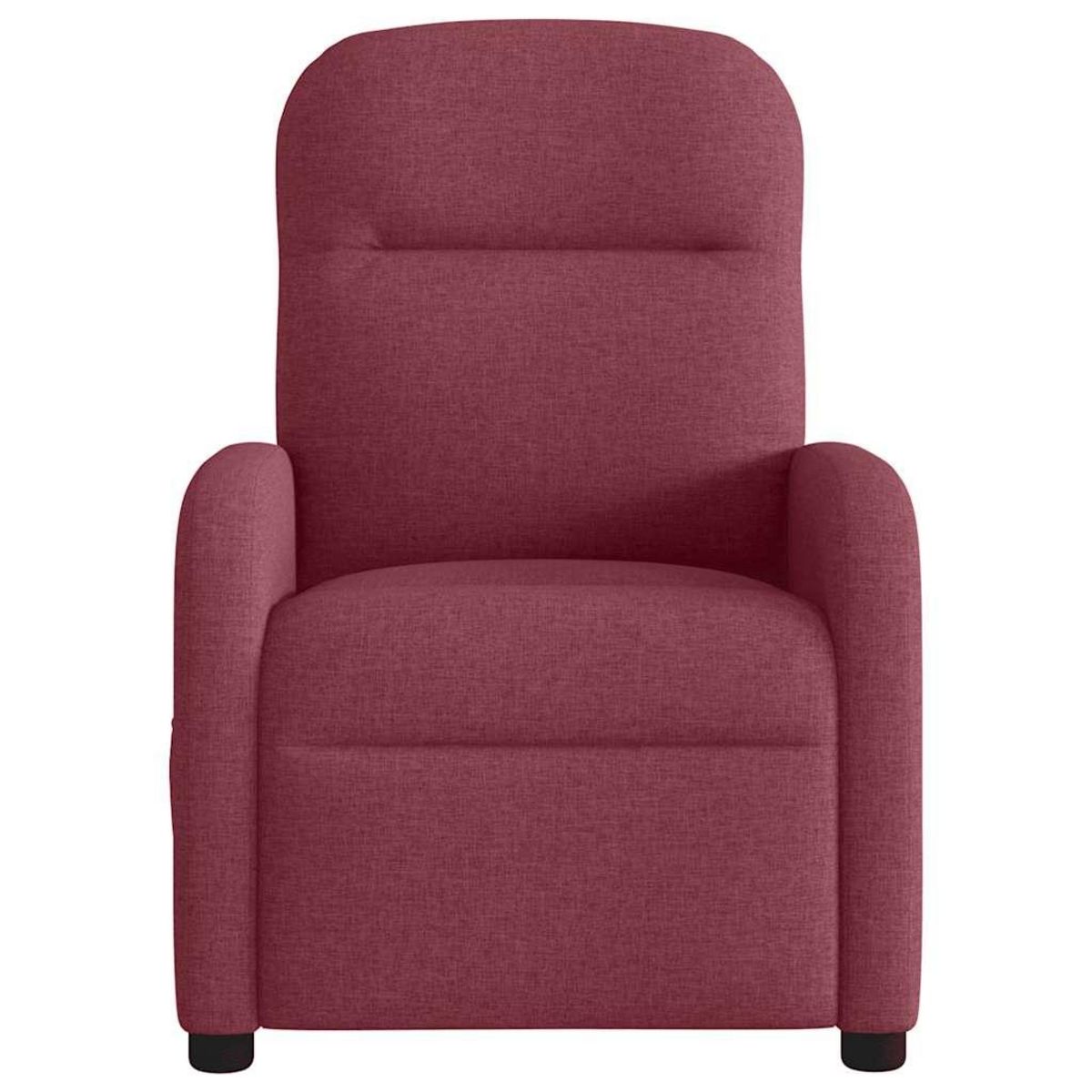 VIDAXL Fauteuil inclinable Rouge bordeaux Tissu