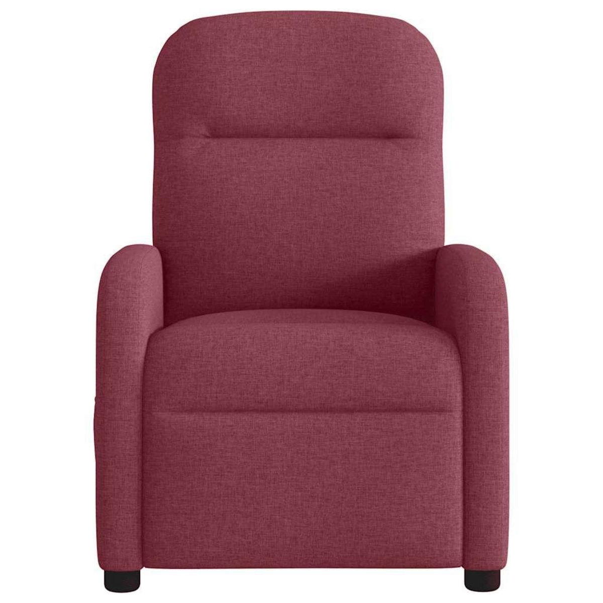 VIDAXL Fauteuil inclinable Rouge bordeaux Tissu