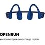 Voir la diapositive 2 : SHOKZ Casque OpenRun Bleu