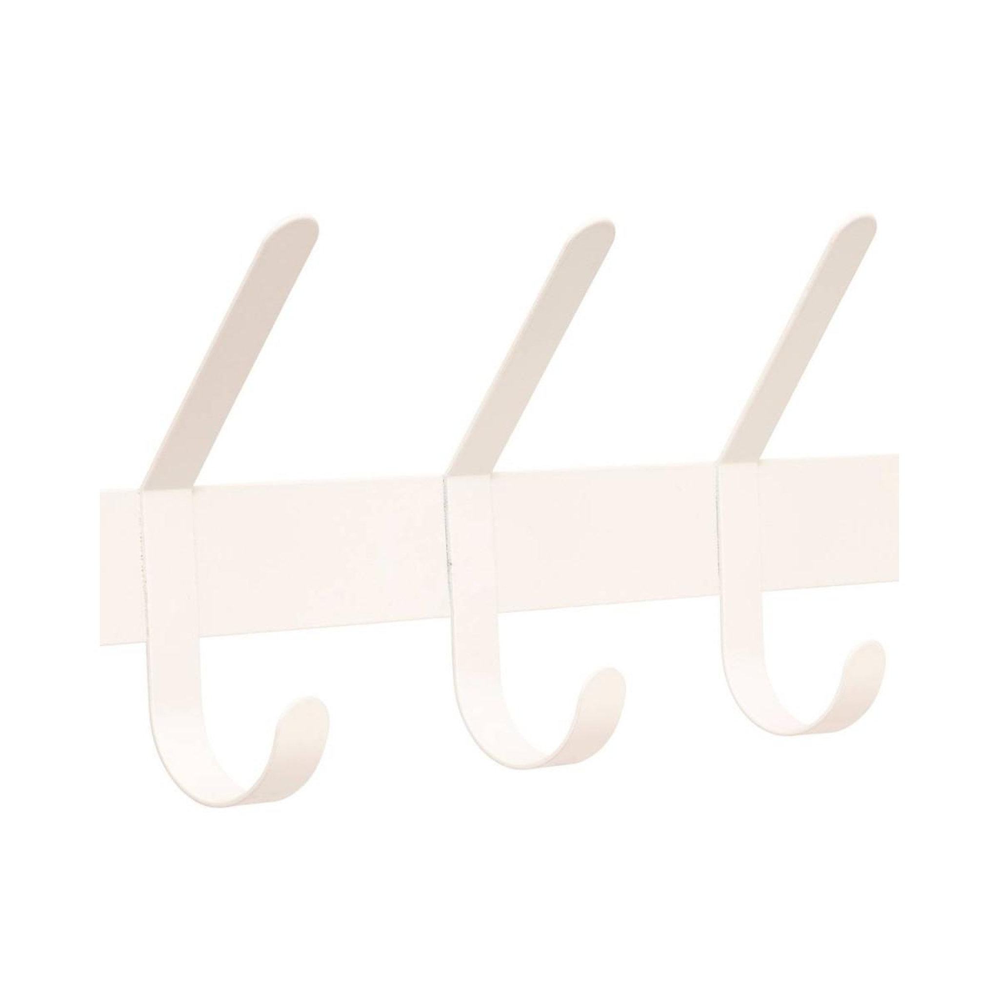 Voir la diapositive 2 : FIVE Patère de porte 10 crochets  liny  40cm beige