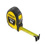 Stanley Metre ruban acier et caoutchouc Control-Lock STANLEY 3 m