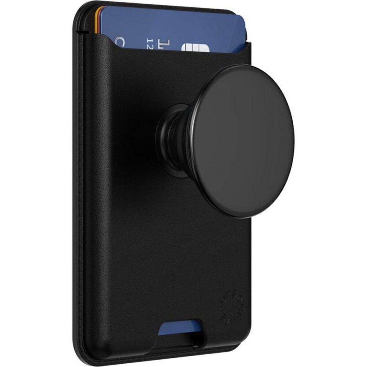 POPSOCKET Porte cartesPopSockets PopWallet compatible MagSafe Noir