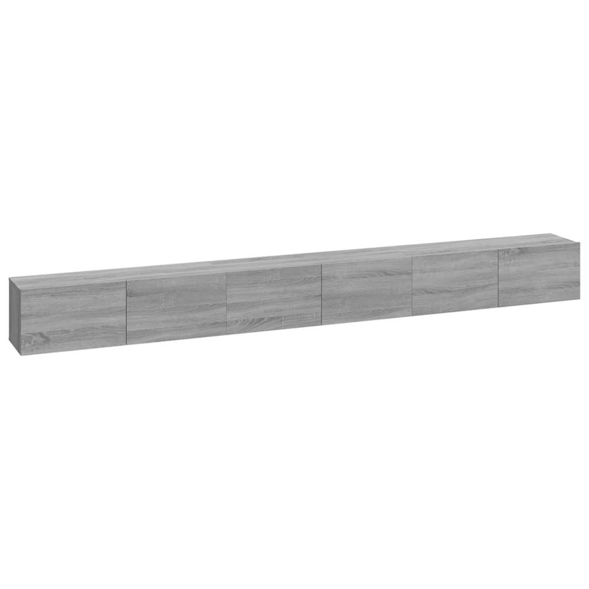 Voir la diapositive 2 : VIDAXL Ensemble de meubles TV 3 pcs Sonoma gris Bois d'ingenierie