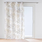 Douceur d'Intérieur Voilage à œillets 135x240 métallisé VAYANA naturel