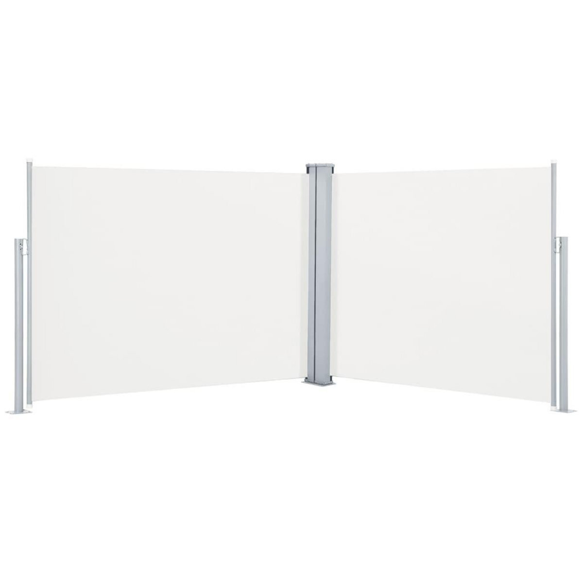 VIDAXL Auvent lateral retractable Creme 140 x 1000 cm