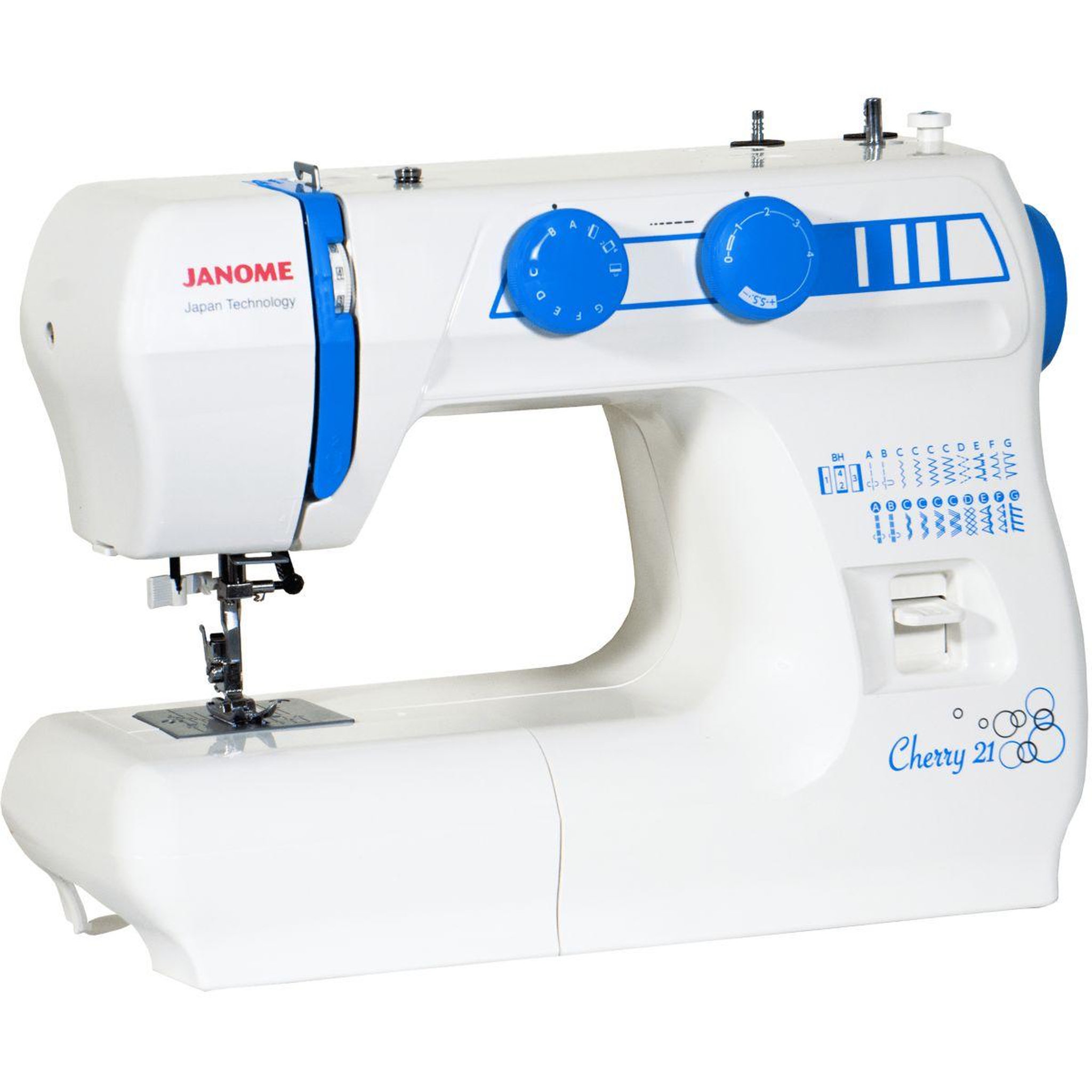 Voir la diapositive 5 : Janome Machine à coudre Cherry 21