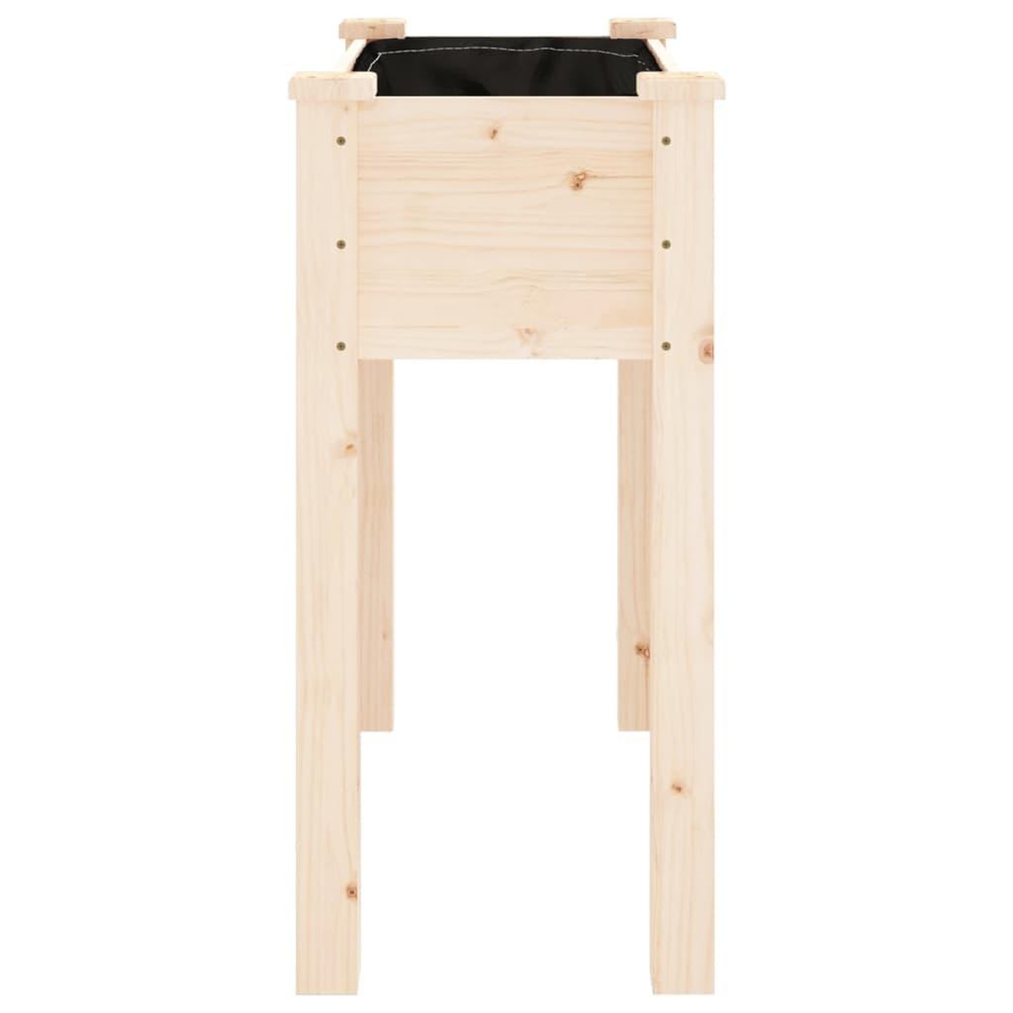 Voir la diapositive 5 : VIDAXL Jardiniere avec doublure 71x37x76 cm bois massif de sapin