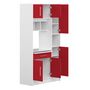 Voir la diapositive 4 : Buffet de cuisine 6 portes 1 tiroir 5 niches PRACTICA