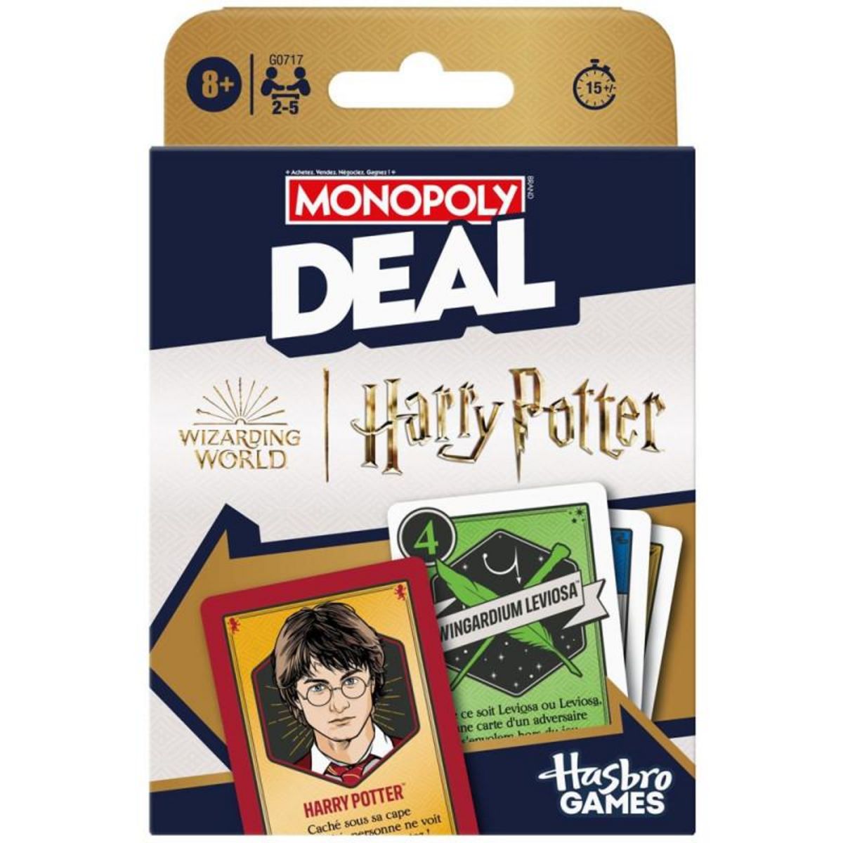 MONOPOLY Jeu classique Monopoly Deal Harry Potter