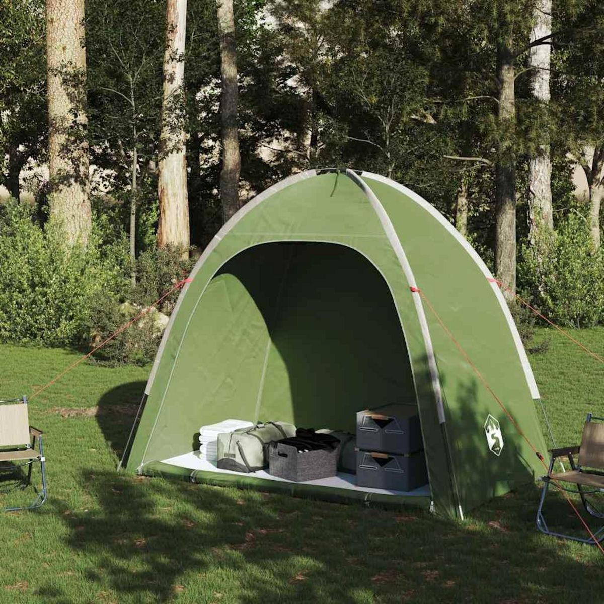 VIDAXL Tente de rangement vert impermeable