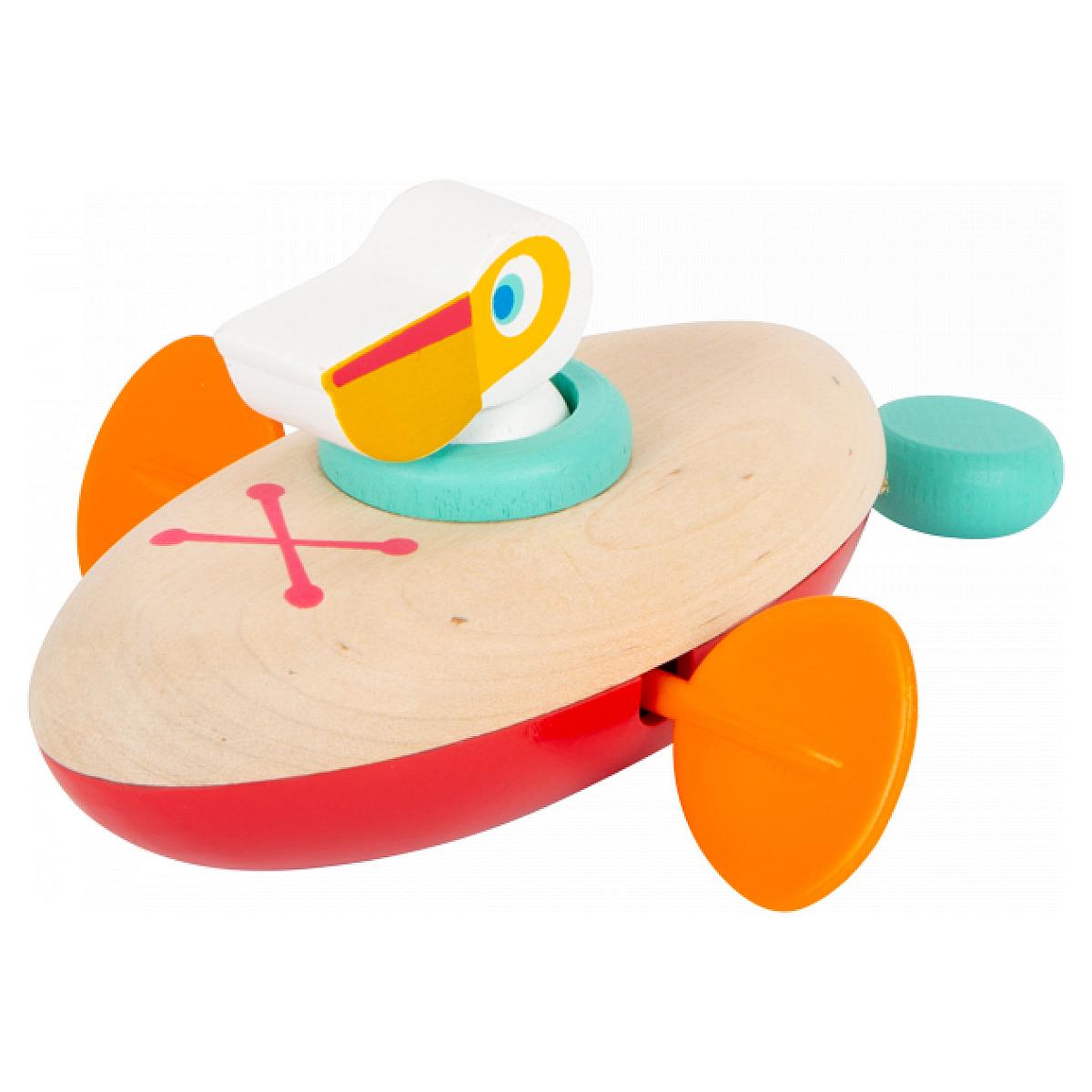 Voir la diapositive 2 : SMALLFOOT Jouet aquatique - Canoe Pelican