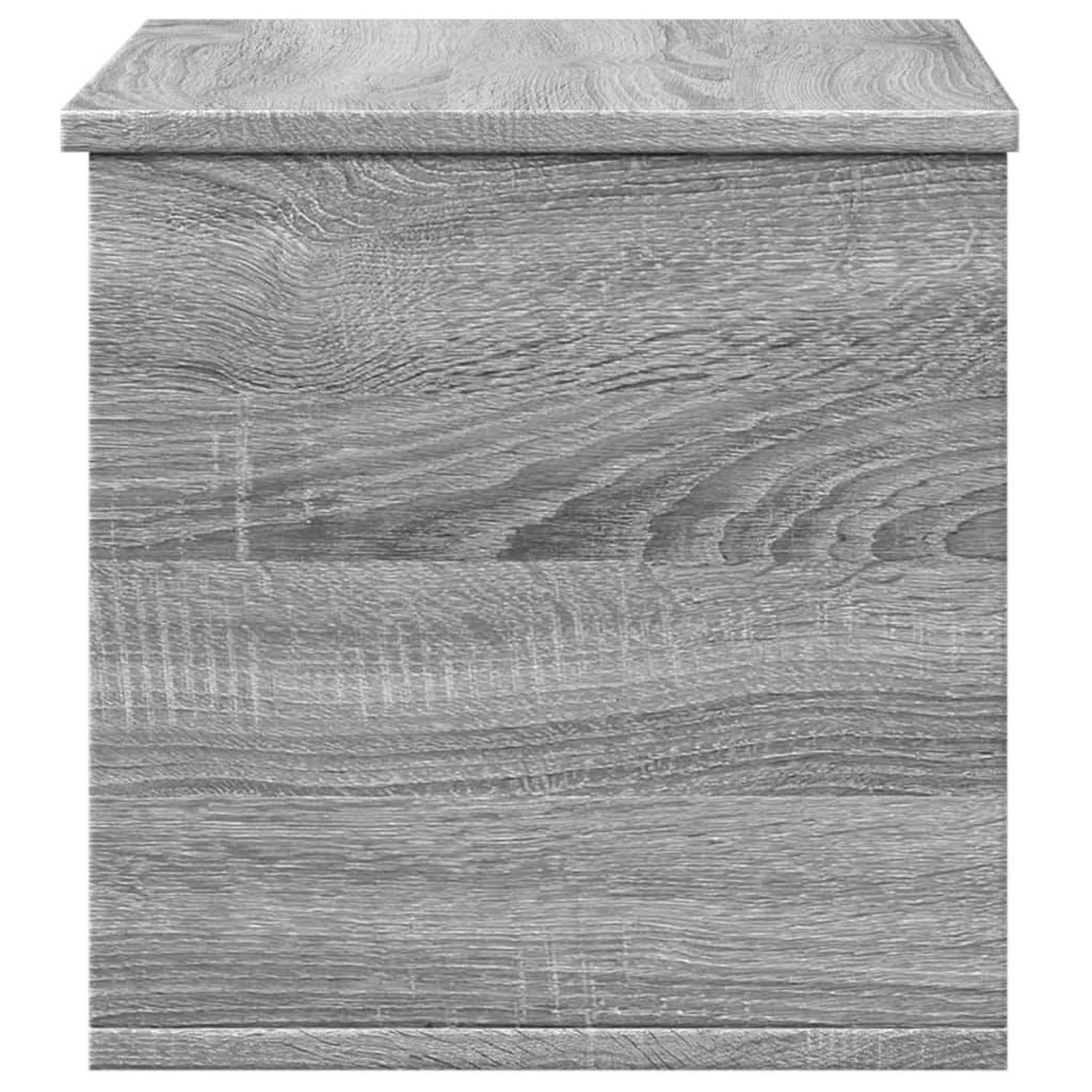 Voir la diapositive 5 : VIDAXL Boîte de rangement sonoma gris 60x35x35 cm bois d'ingenierie