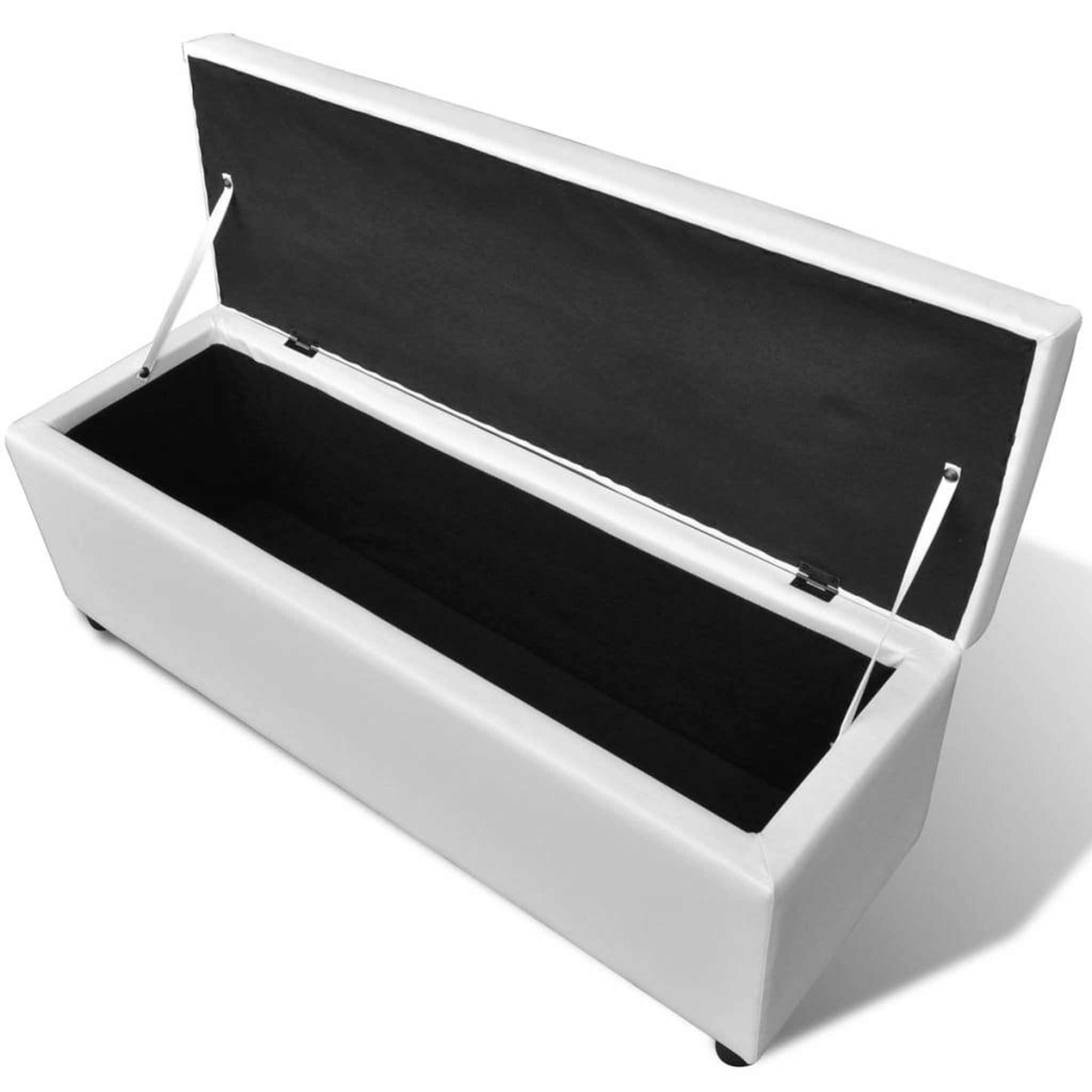 Voir la diapositive 2 : VIDAXL Banc long de rangement Bois Blanc