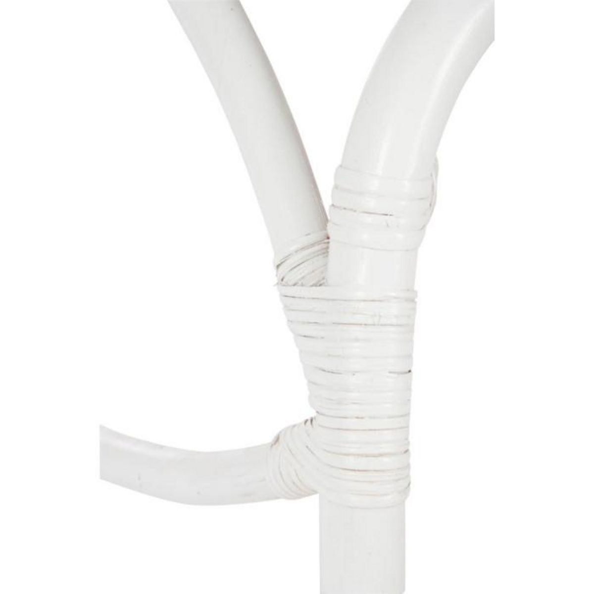 Paris Prix Fauteuil à Bascule en Rotin  Washington  93cm Blanc