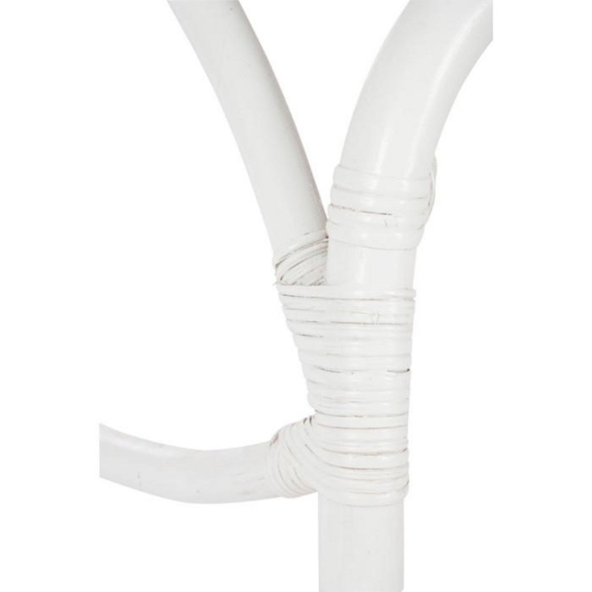 Paris Prix Fauteuil à Bascule en Rotin  Washington  93cm Blanc