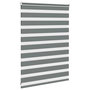 Voir la diapositive 4 : VIDAXL Store zebre gris fonce largeur du tissu 90,9 cm polyester