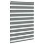 Voir la diapositive 4 : VIDAXL Store zebre gris fonce largeur du tissu 90,9 cm polyester