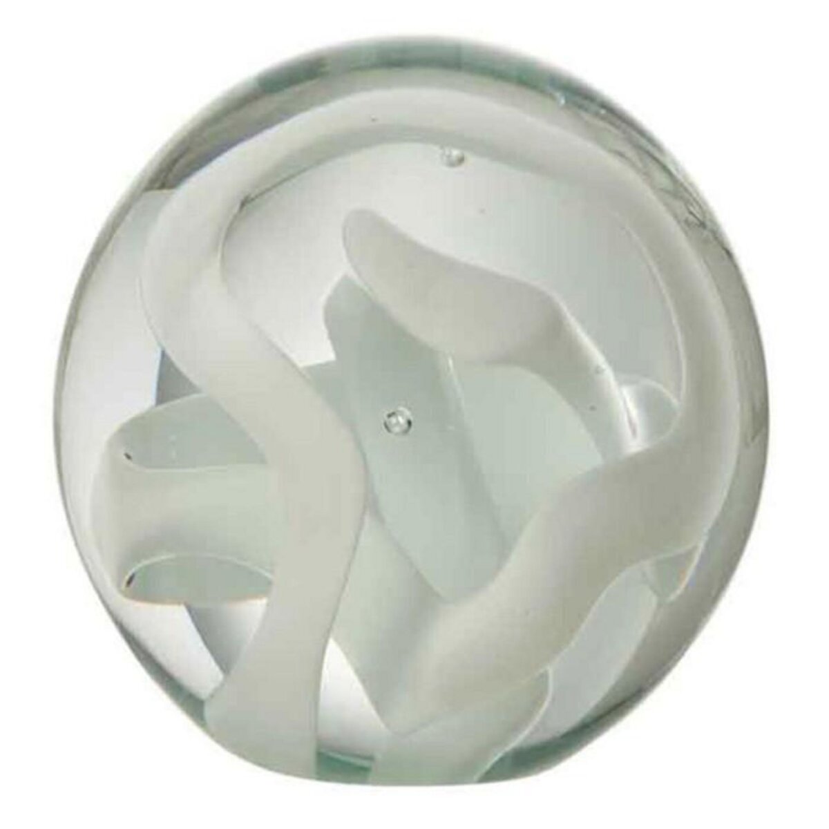 Paris Prix Presse-Papier en Verre  Guirlande  10cm Blanc