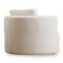 Voir la diapositive 4 : CONCEPT USINE Fauteuil bouclettes couleur crème OLSEN