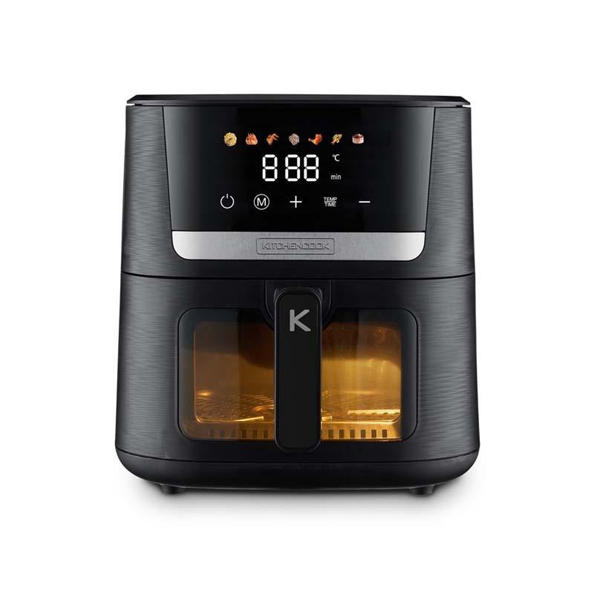 KITCHENCOOK Kitchencook - airmed 7w - friteuse à air 7l avec fenêtre - 7 programmes - 1600w