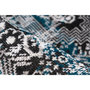 Voir la diapositive 3 : Paris Prix Tapis Imprimé Oriental à Poils Courts  Ariya  Bleu