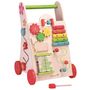 Voir la diapositive 1 : EVEREARTH Chariot de marche - Trotteur avec jeux en bois