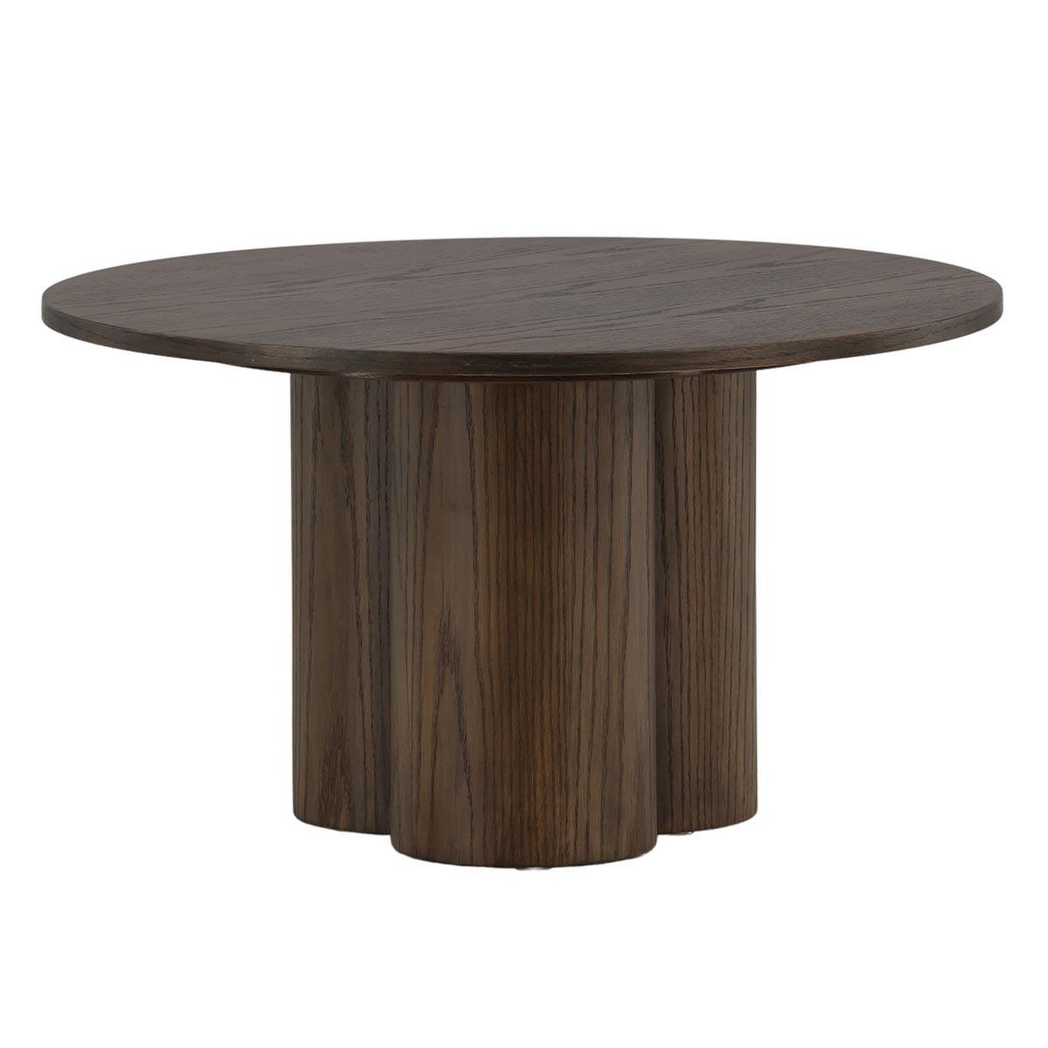 Paris Prix Table basse ronde  olivia  80cm moka