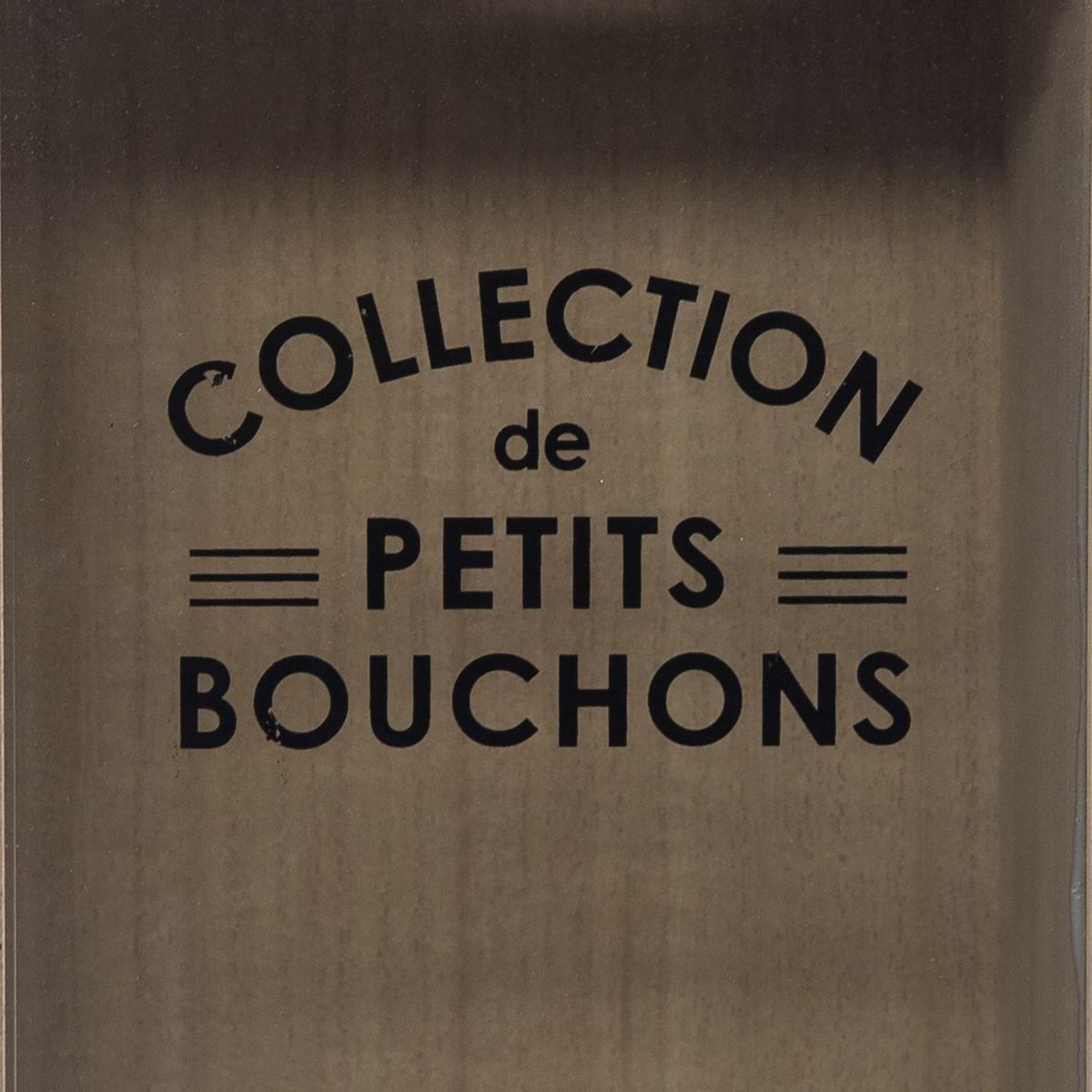 ATMOSPHERA Etagère casier à bouteille Vintage Loft - L. 40 x H. 35 cm - Marron bois