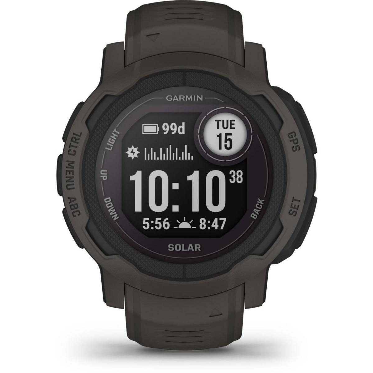GARMIN Montre sport Instinct 2 Solar Graphite