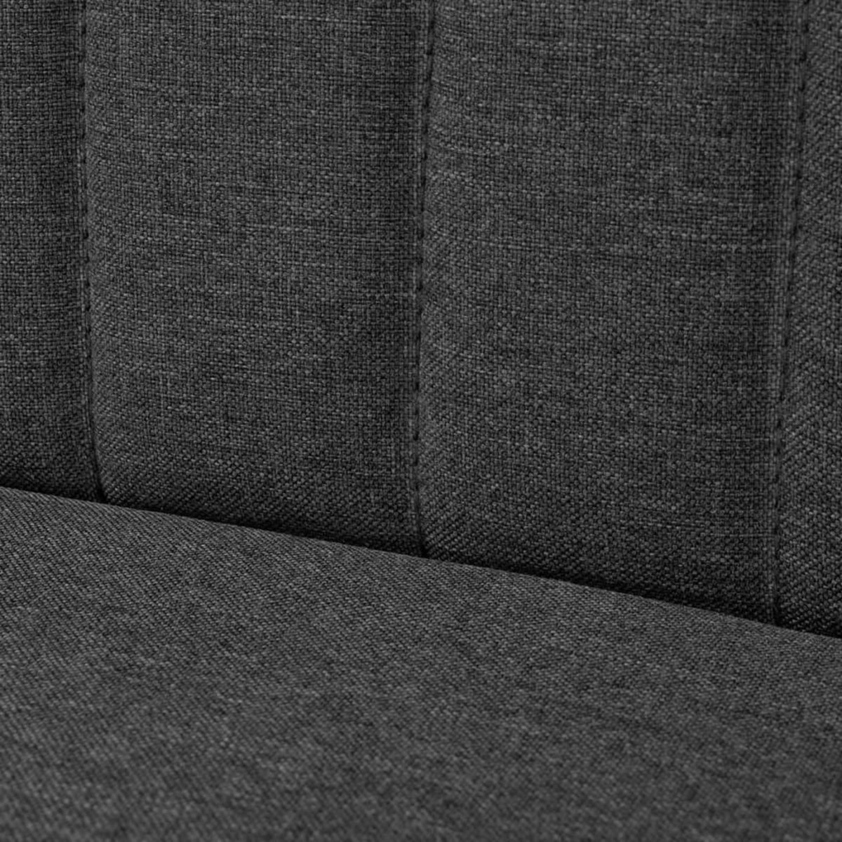 VIDAXL Canape 117x55,5x77 cm Tissu Gris fonce