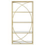Voir la diapositive 2 : Paris Prix Étagère Design 4 Niveaux  Glamy  180cm Or