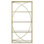 Voir la diapositive 2 : Paris Prix Étagère Design 4 Niveaux  Glamy  180cm Or
