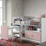 Voir la diapositive 2 : Paris Prix Lit Combiné Compact  Bonny  90x200cm Rose