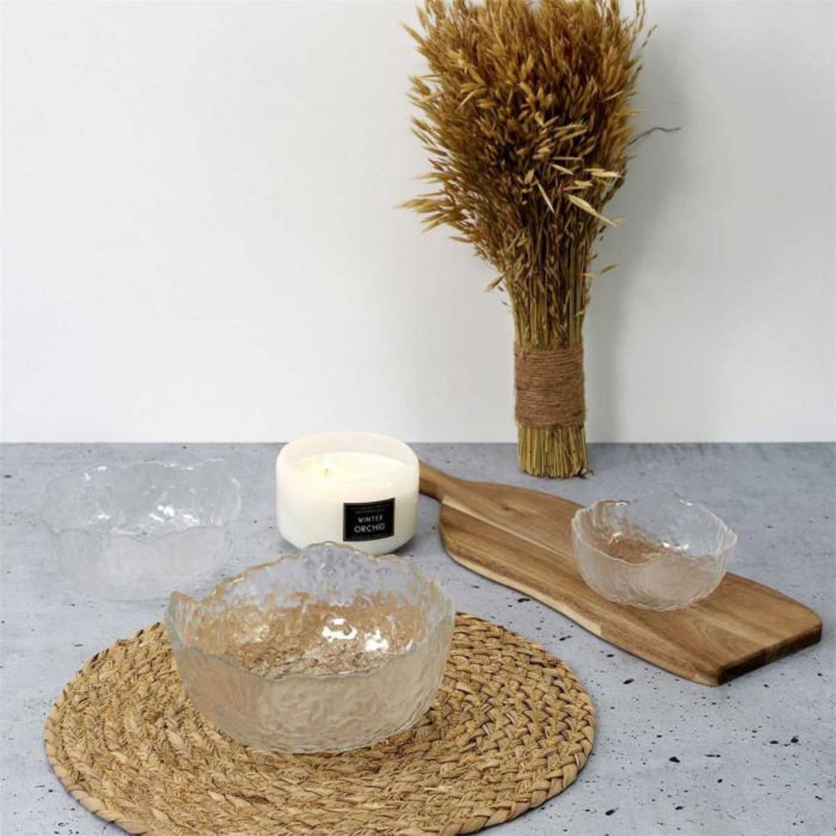 Paris Prix Lot de 6 Coupelles en Verre  Lua  70cl Transparent