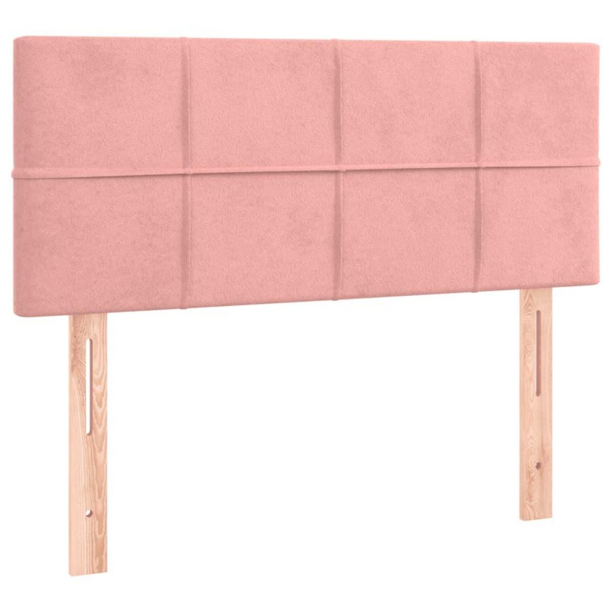 VIDAXL Tete de lit Rose 90x5x78/88 cm Velours