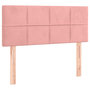 Voir la diapositive 2 : VIDAXL Tete de lit Rose 90x5x78/88 cm Velours