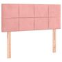 Voir la diapositive 2 : VIDAXL Tete de lit Rose 90x5x78/88 cm Velours