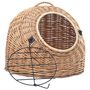 Voir la diapositive 2 : VIDAXL Cage de transport pour chats 60x45x45 cm Saule naturel