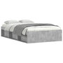 Voir la diapositive 2 : VIDAXL Cadre de lit sans matelas gris beton 120x200 cm