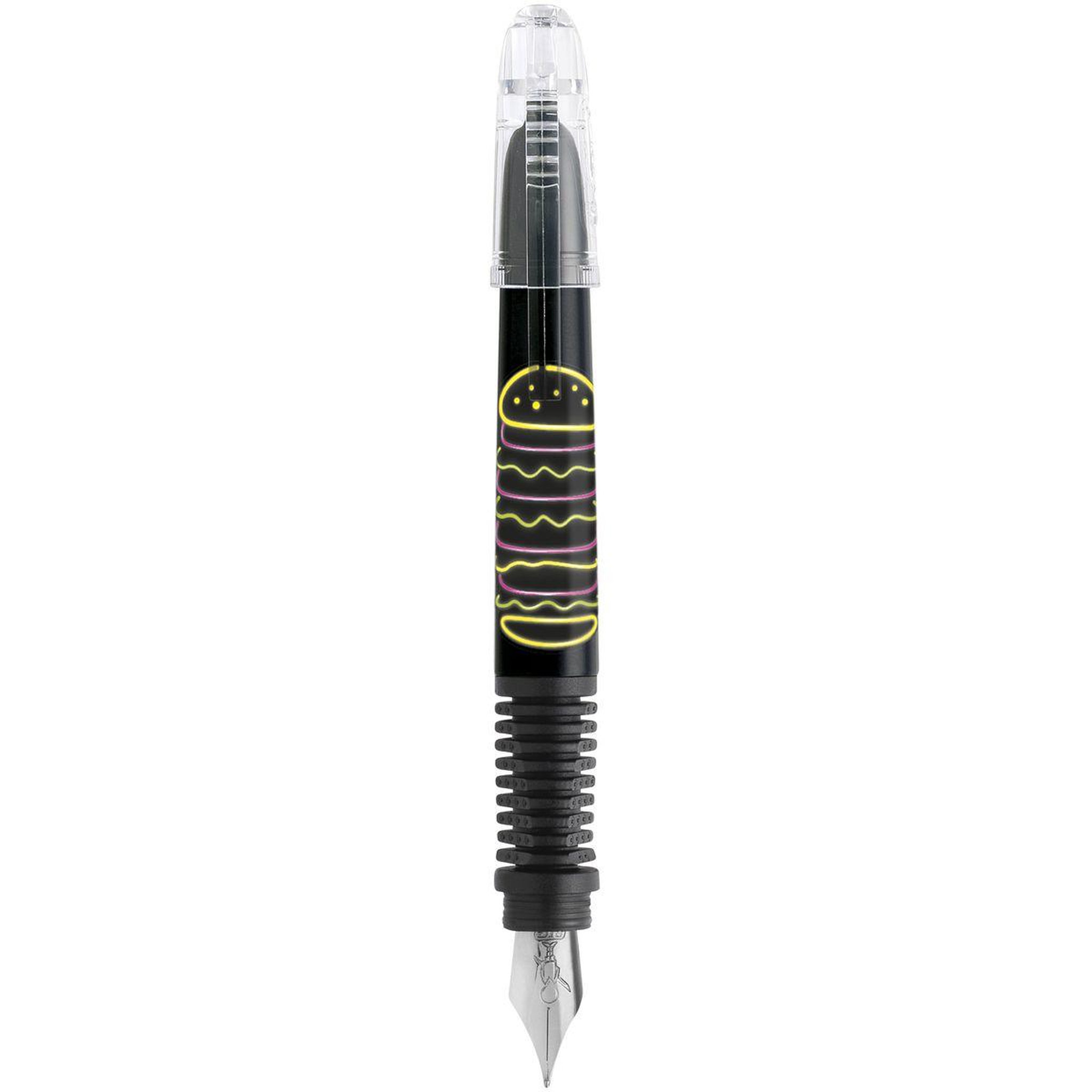 Voir la diapositive 2 : BIC Stylo plume pointe moyenne X Pen décor burger