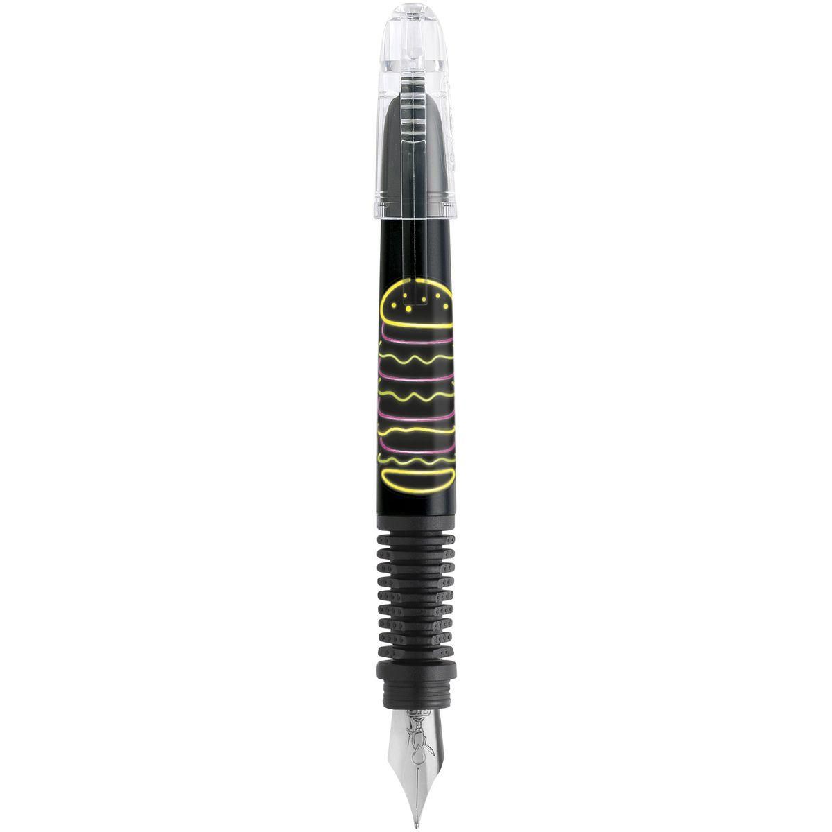 BIC Stylo plume pointe moyenne X Pen décor burger