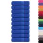 Voir la diapositive 2 : VIDAXL Serviettes de bain 10 pcs bleu 100x150 cm 360 g m² 100% coton