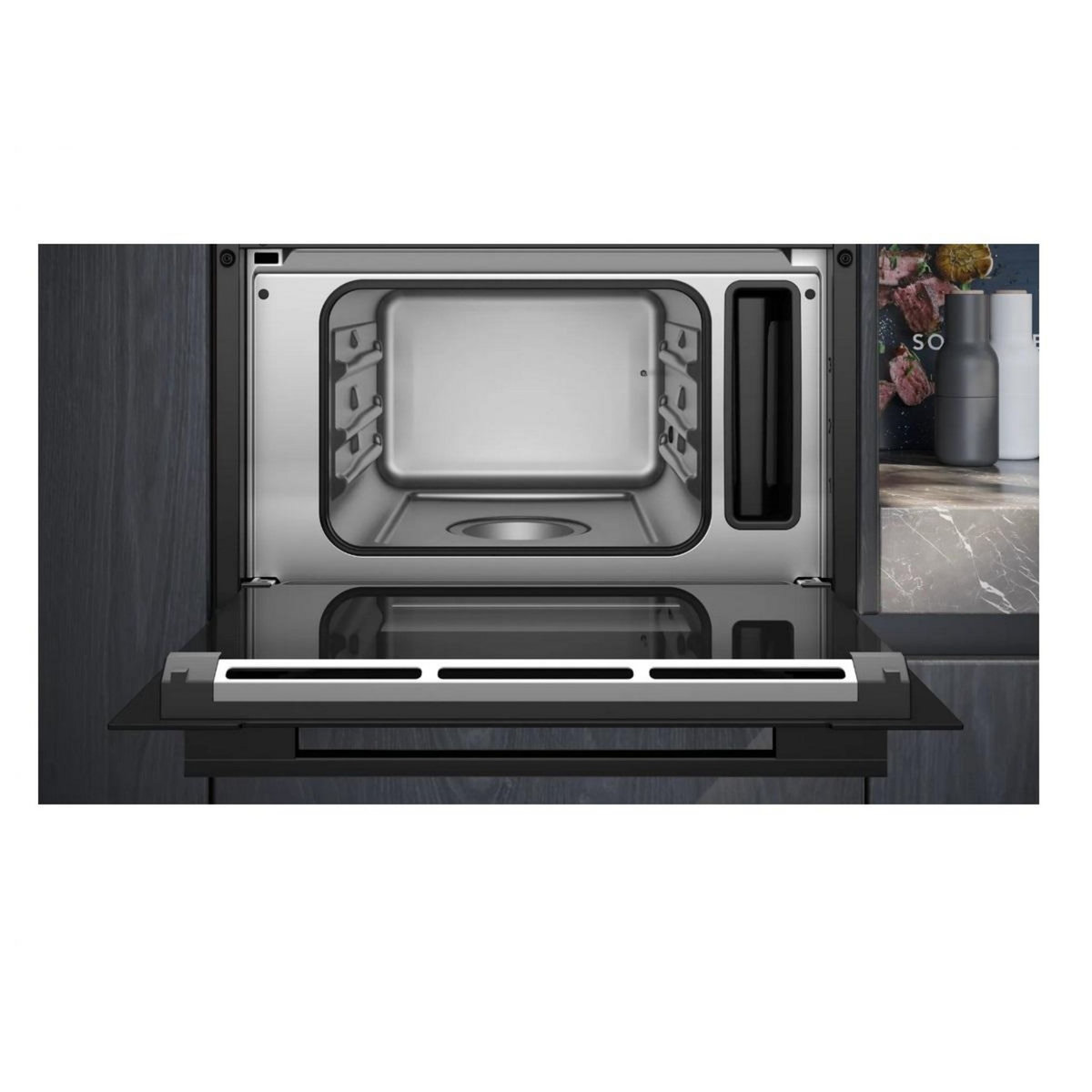 Siemens Four vapeur 38l 60cm noir - CD714GXB1